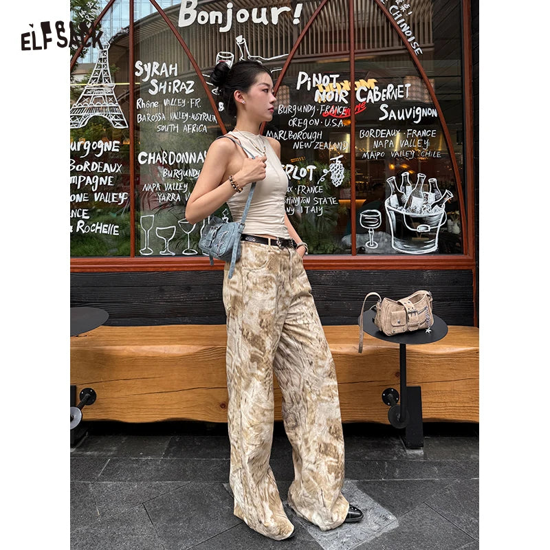 Trendy ELFSACK Summer Bag – Y2K Star Chain Crossbody Handbag