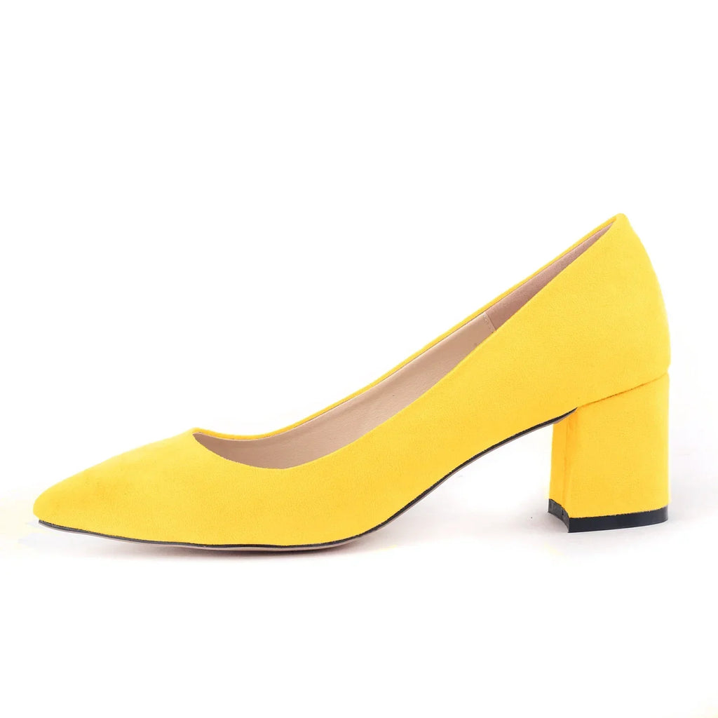 Shallow Pointed Single Pumps — Dressy High Heels