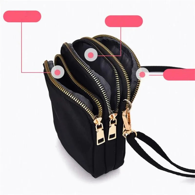 Retro Shoulder Bag for Women – Sport Wallet & Mini Handbag