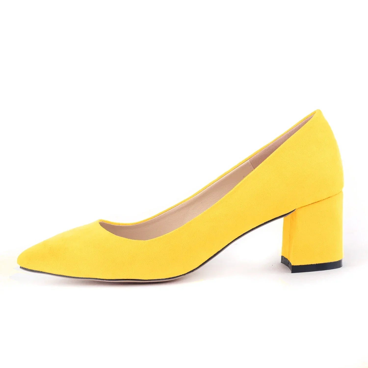 Shallow Pointed Single Pumps — Dressy High Heels