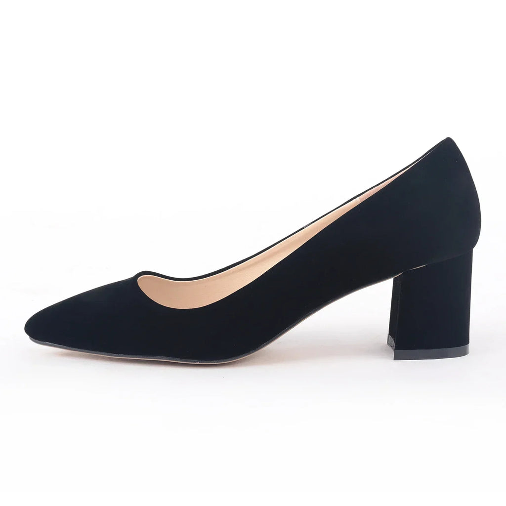 Shallow Pointed Single Pumps — Dressy High Heels