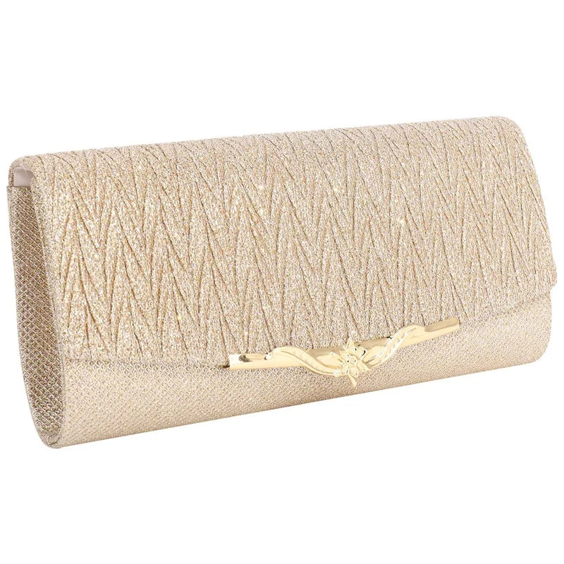 AOAO Women’s Party Clutch – Glitter Wedding Handbag