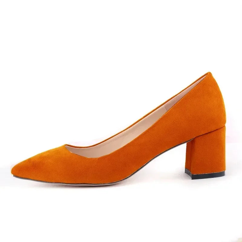 Shallow Pointed Single Pumps — Dressy High Heels