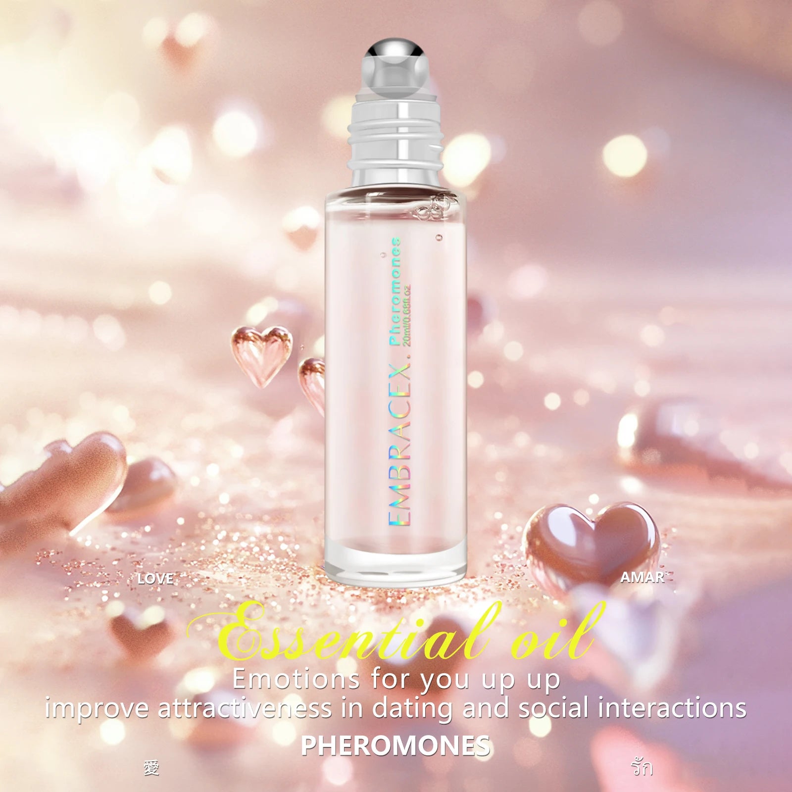Pheromone Perfume for Women – 20ml Long-Lasting Roll-On Oil