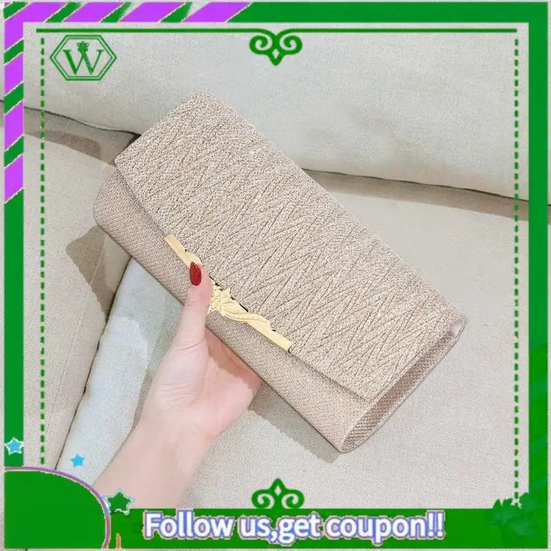 Elegant Glitter Handbag – Chain Shoulder Bag for Women