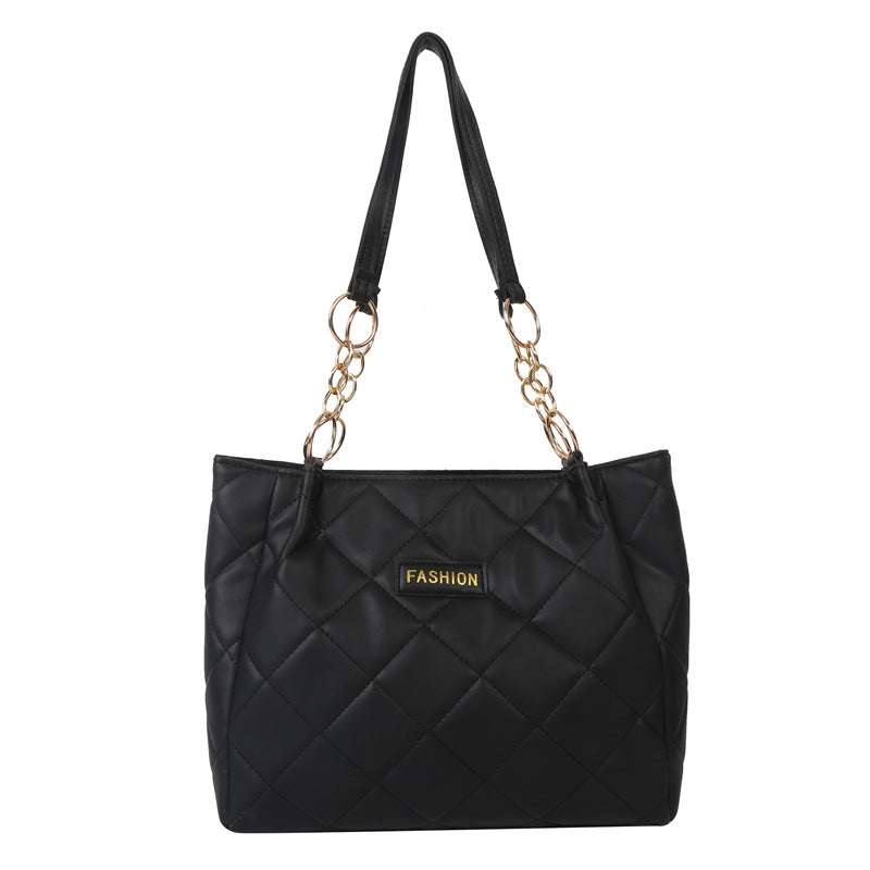 Trendy Fashion Portable Shopping Bag 2023 New Women's Shoulder Tote Bag Large-capacity Simple Going-out Storage Bag