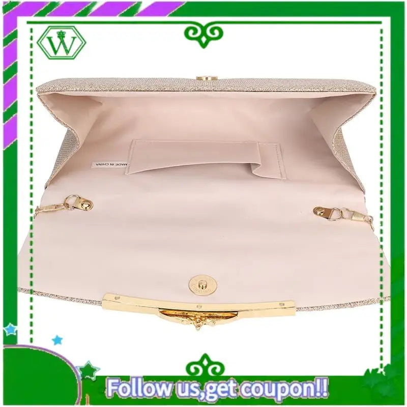 Elegant Glitter Handbag – Chain Shoulder Bag for Women