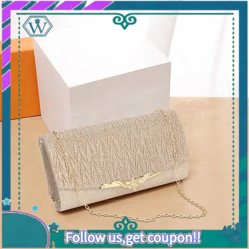 A09P Women’s Glitter Evening Clutch – Wedding & Party Bag