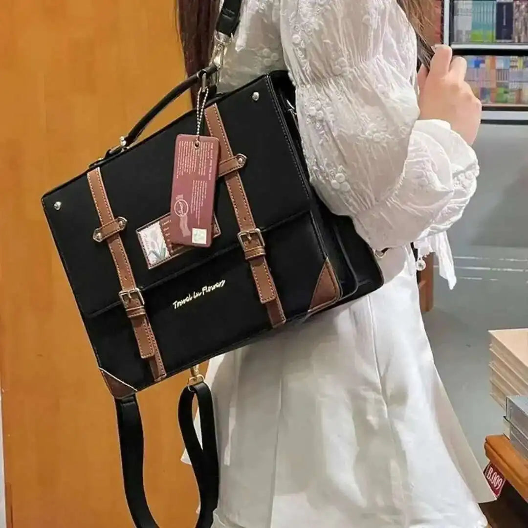 Fashion Y2K Ita Backpack – Preppy Style Transparent Handbag