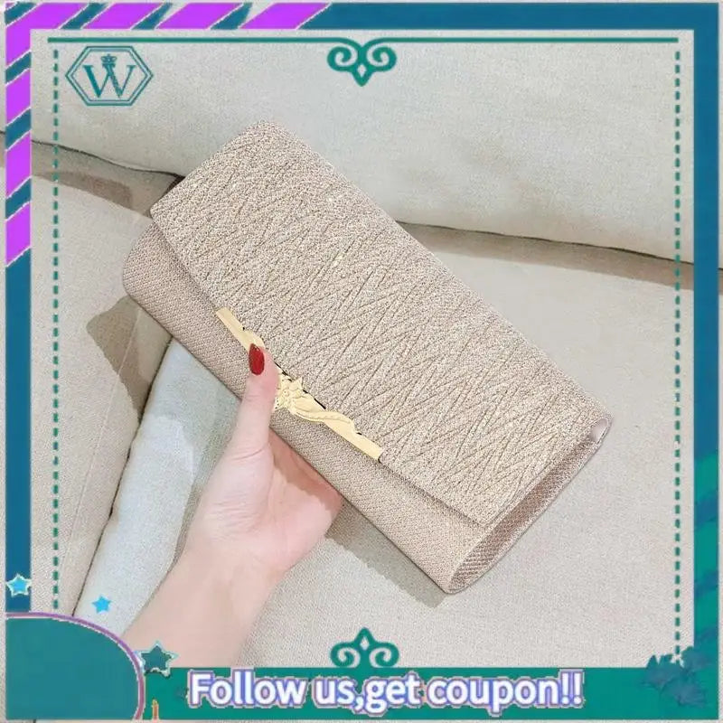 A09P Women’s Glitter Evening Clutch – Wedding & Party Bag