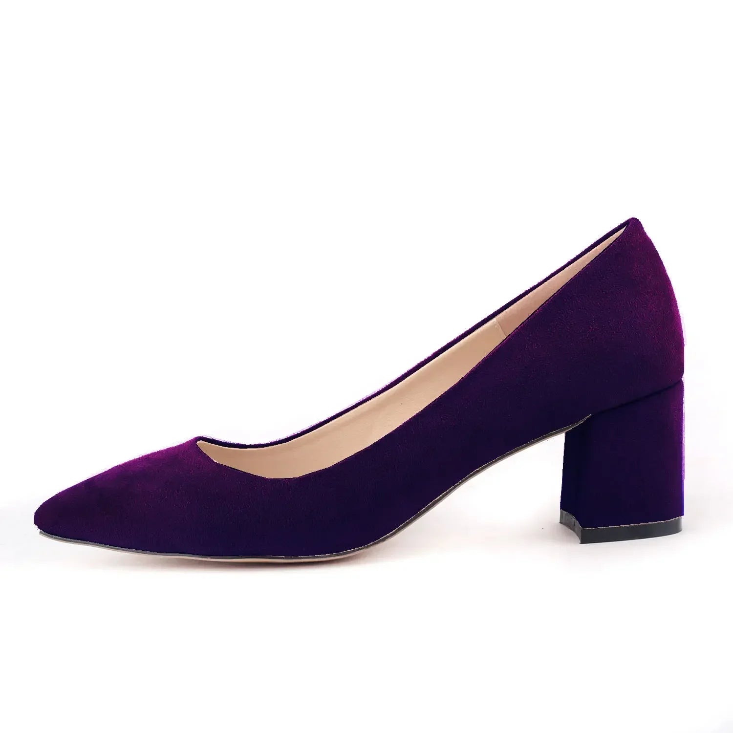 Shallow Pointed Single Pumps — Dressy High Heels