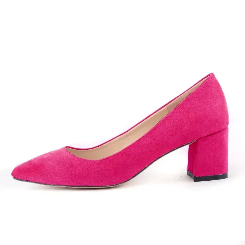 Shallow Pointed Single Pumps — Dressy High Heels