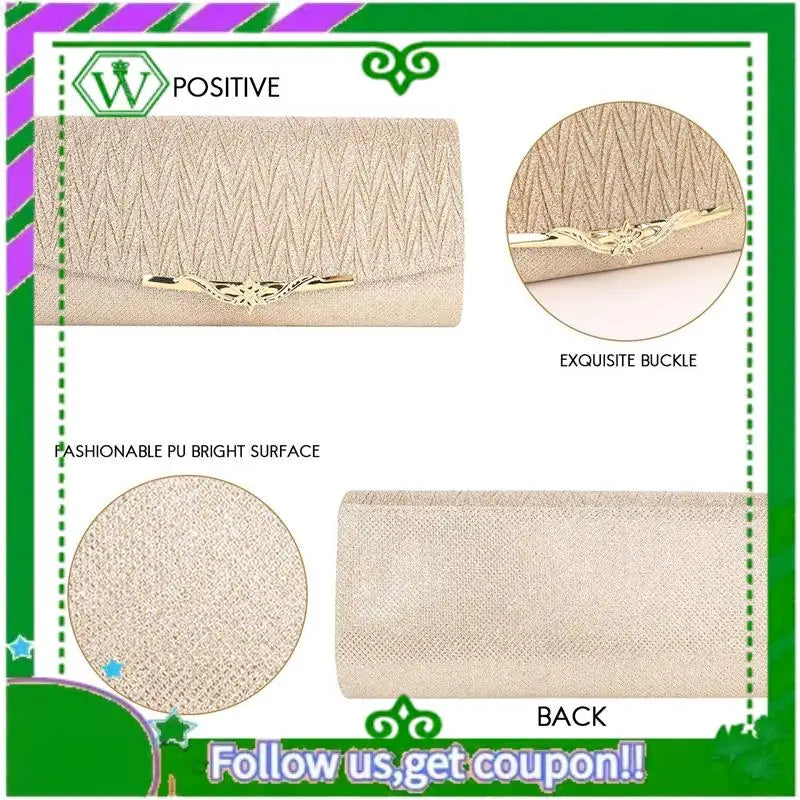 Elegant Glitter Handbag – Chain Shoulder Bag for Women